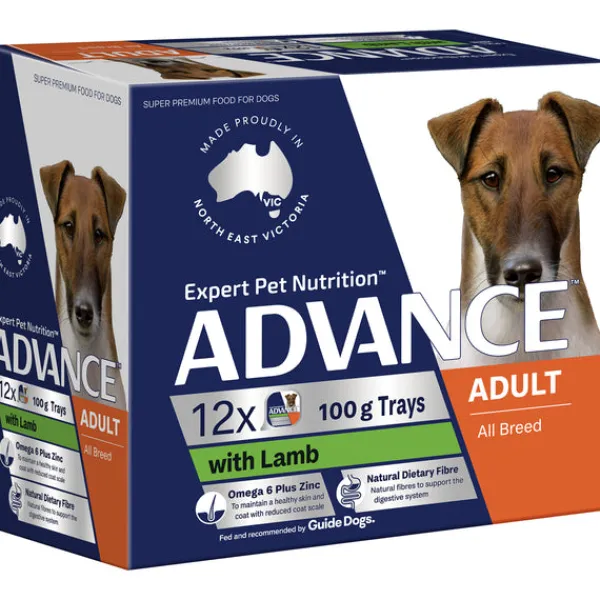 Sale Advance - Wet ADVANCE - Adult All Breed with Lamb Dog Wet Food (100g x 12pk)