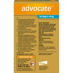 Best Advocate - Dog 4-10kg (6pk)