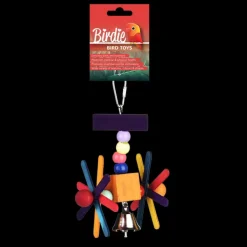 Best Pet Pacific Misc. Birdie - Rainbow Flying Wheel Bird Toy
