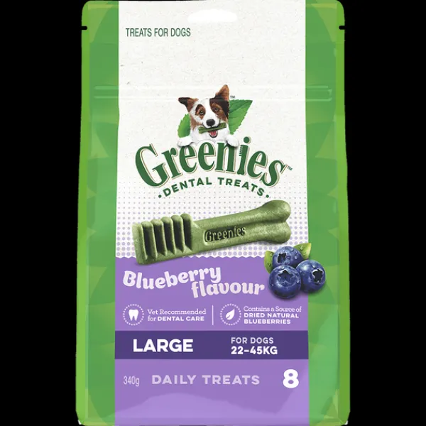 Hot Greenies - Blueberry Large Dog Treat (340g)