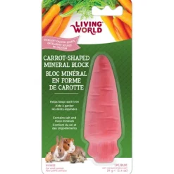 Sale Pet Pacific Misc. Living World - Small Animal Carrot Mineral Stone (30gm)
