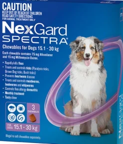 Outlet Boehringer Ingelheim NexGard Spectra - Chewables for Dogs (15.1-30kg) (3pk)