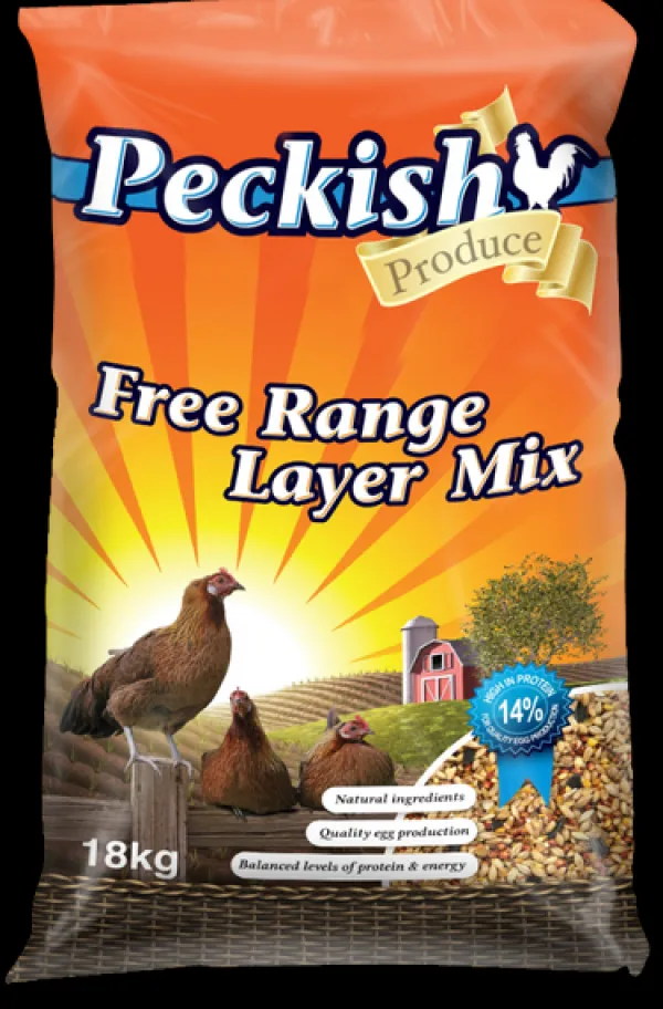 Clearance Peckish - Free Range Layer Mix (18kg)