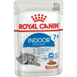 Online Royal Canin - Wet Royal Canin - Indoor Gravy 7+ Mature Cat Wet Food (85g x 12pk)