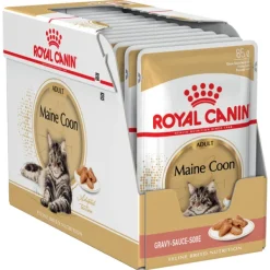 Online Royal Canin - Wet Royal Canin - Maine Coon Breed Gravy Adult Cat Wet Food (85g x 12pk)