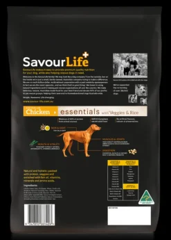 Clearance SavourLife - Foods SavourLife - Essentials Chicken Dog Dry Food (3kg)