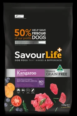 Sale SavourLife - Foods SavourLife - Grain Free Kangaroo & Chicken Dog Dry Food (2.5kg)