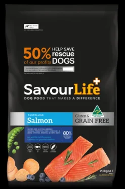 Best SavourLife - Foods SavourLife - Grain Free Salmon Dog Dry Food (2.5kg)