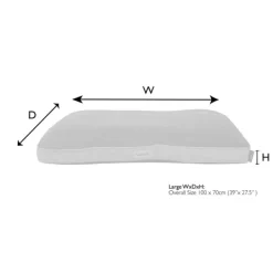 Best Scruffs - Harvard Orthopaedic Mattress Graphite Grey (100 x 70cm)