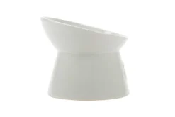 Discount Scruffs - Icon Raised Cat Feeder Bowl Light Grey