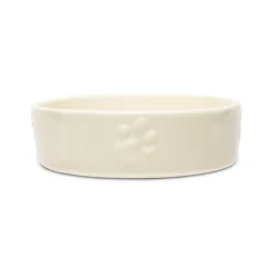 Discount Scruffs - Icon Slow Feeder Pet Bowl Cream (20cm)