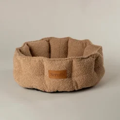 Best Scruffs Boucle Cat Bed 45cm - Desert Brown