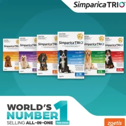Best Zoetis Simparica Trio - Chews for Dogs 20.1-40kg (6pk)