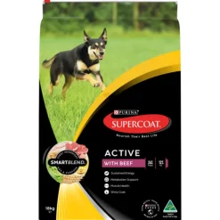 Best Supercoat - Active with Beef Dog Dry Food (18kg)