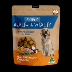 Online TidBits - Health & Vitality Grain Free Chicken Dog Biscuits (350g)
