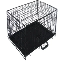 Discount WagTime - Traveller Pet Wire Crate (Medium)